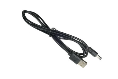 KABEL USB WTYK A - WTYK DC 2.1/5.5 1.2M