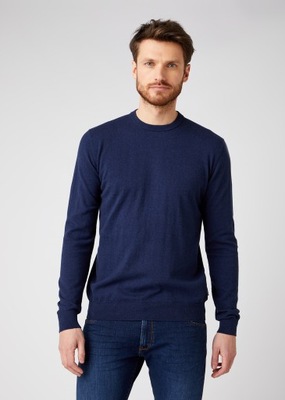 Wrangler Crew Knit - Navy