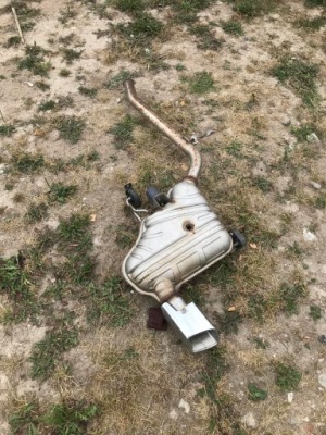 Mercedes ml w164 вихлоп гасник наконечник вихлоп фото №1