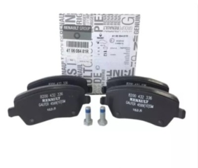 Оригинальный номер renault тормозные колодки перед clio 3 clio 4 micra note modus фото №1