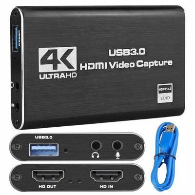 GRABBER NAGRYWARKA OBRAZU Z HDMI DO USB 3.0 PC 4K