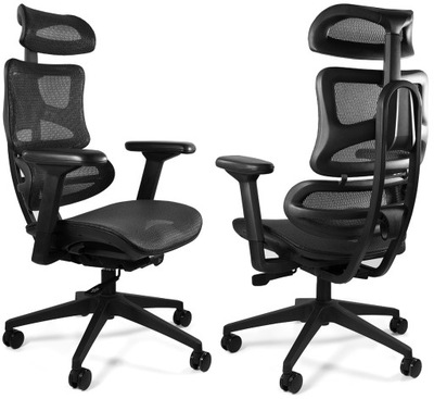 Fotel ergonomiczny ERGOTECH czarny od Unique
