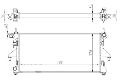 ABAKUS RADUADOR DE AGUA DUCATO 06- 2.3 JTD MECÁNICA CAJA DE TRANSMISIÓN -  