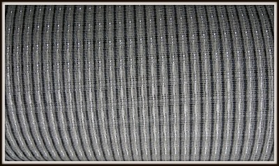 Grill Cloth Fender Black-White-Silver 10x10cm