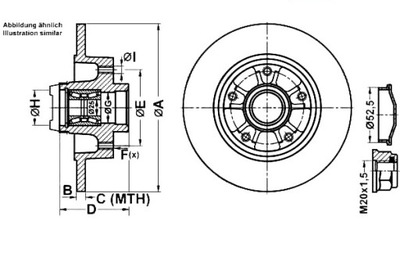 Ate тормозные диски тормозные 2szt renault fluence 1.6 16v фото №1