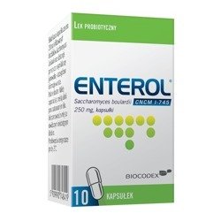 ENTEROL 250MG 10KAPSUŁEK