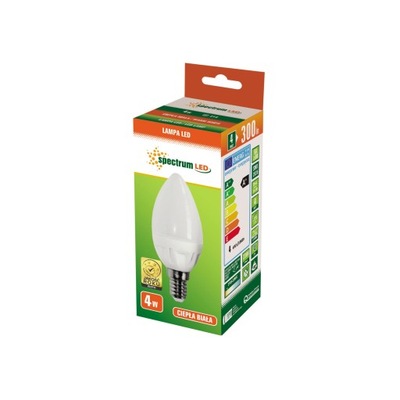 Żarówka LED 4W E14 świeca (1 szt)