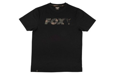 Koszulka Black/camo Chest Print T-shirt Roz Xl Fox