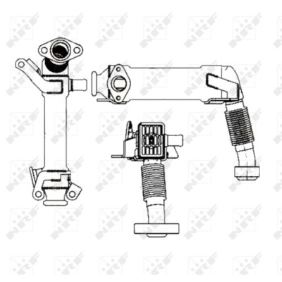 Радіатор вихлопних газів bmw 1 3 5 7 x3 01-13 фото №1