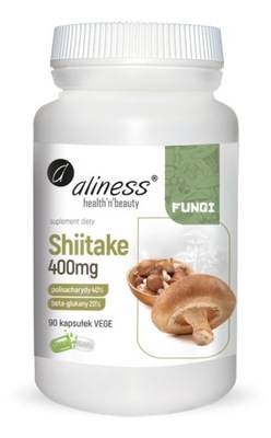 ALINESS SHIITAKE EKSTRAKT 400MG 90 KAP TWARDNIK