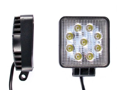 LAMPA ROBOCZA 9 LED 27W 12-24V HALOGEN IP67 S-PRO