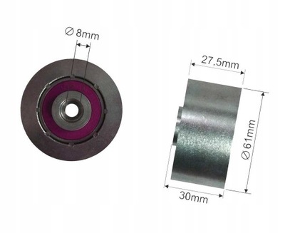 Натяжитель распределительного вала ролик fiat croma 05+ фото №1