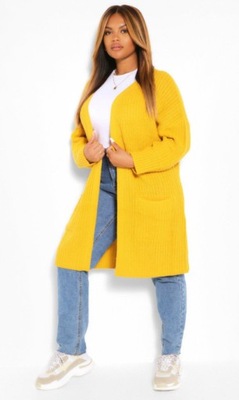 BOOHOO PLUS SWETER DAMSKI POMARAŃCZOWY M 1ZGL