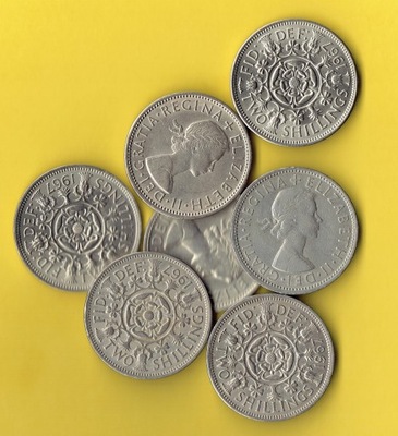Wielka Brytania 2 Shillings 1967 r.