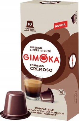 Kapsułki do Nespresso GIMOKA Cremoso Espresso 10