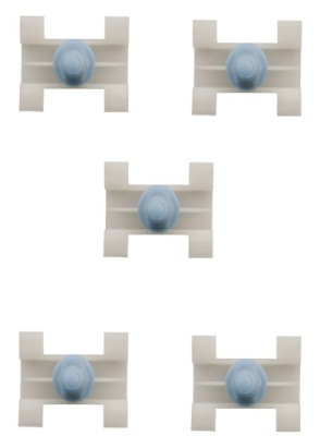 Клипса накладки боковой fiat multipla opel astra g фото №1