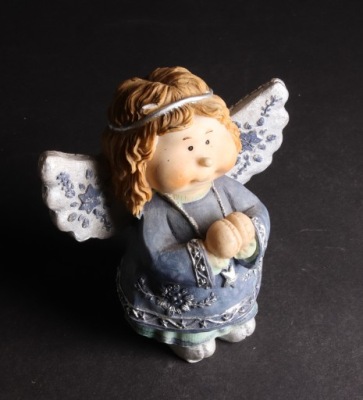 ANK STARA FIGURKA ŻYWICA ANIOŁ ANIOŁEK