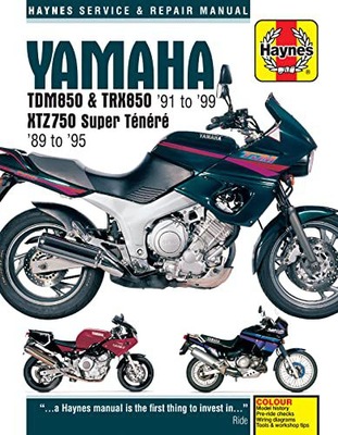 YAMAHA TDM850 TRX850 XTZ750 89 99 [KSIĄŻKA] фото