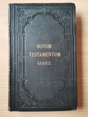 NOVUM TESTAMENTUM GRAECE 1886