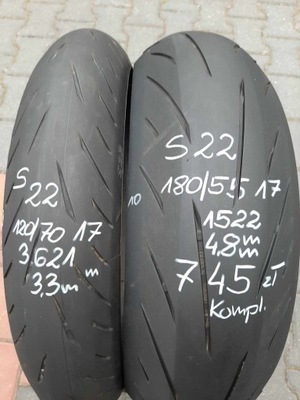 BRIDGESTONE BATTLAX S22 180/55/17 120/70/17 