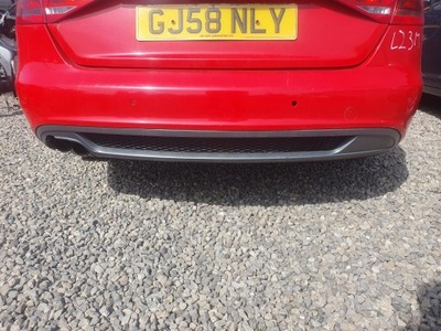 Бампер задняя s-line audi a4 b8 lz3m фото №1