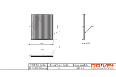 DRIVE+ FILTRAS KABINOS CHEVROLET NUBIRA 05-11 STA NDARD 