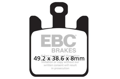 EBC ZAPATAS HAM. MOTO. KAWASAKI ZX-6RR (05-06) SUZUKI GSXR 1000 K3 (03)  