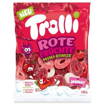 TROLLI RED FRUIT MINI RINGE 150g Z NIEMIEC