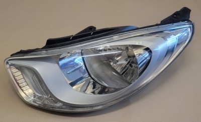 Лампа передняя левая фара hyundai i10 lift оригинальный номер europa фото №1