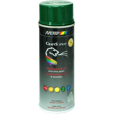 CRAFTS COLOR SPRAY 400ML RAL 6005 CIEMNO VERDE  