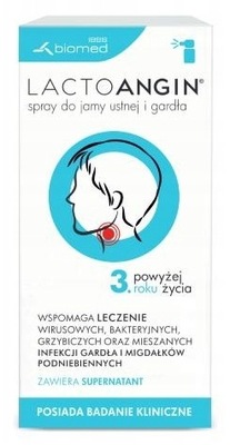 Lactoangin spray, 30 g aerozol do jamy ustnej i gardła