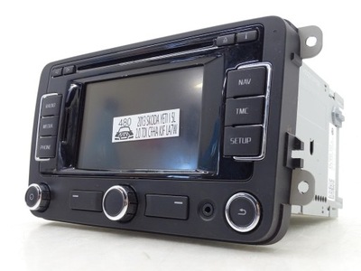 Радіо радіопрогравач cd екран дисплей navi skoda yeti i 5l 3t0035192n фото №1