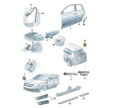 EMBLÈME SKODA 565853687F 2ZZ - milautoparts-fr.ukrlive.com