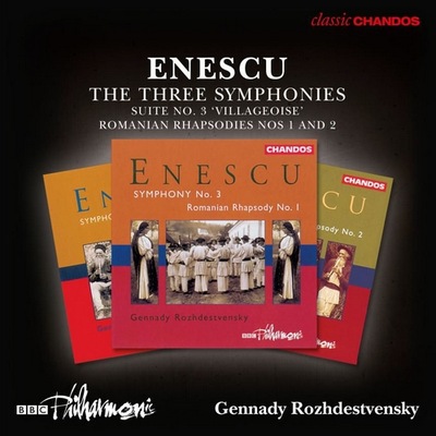 Enescu The Three Symphonies Chandos 3CD