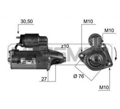 Era messmer стартер ford, volvo фото №1