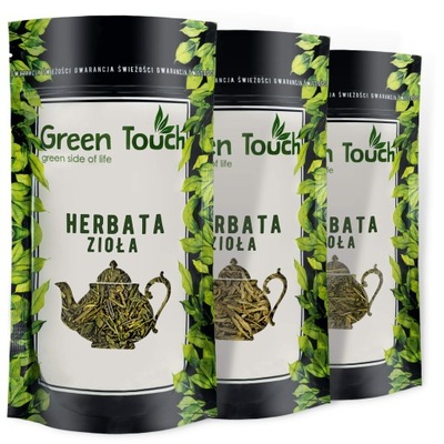 KOMPLET zielonych JAPOŃSKICH herbat 150g