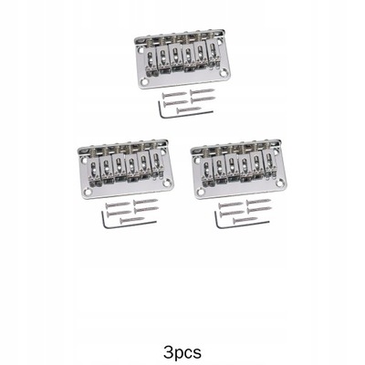 3x 6-strunowy Gitarowy Wałek Siodłowy Mostek Do