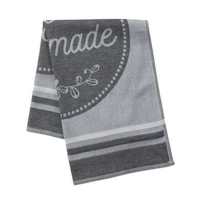 Ręcznik kuchenny ścierka bawełniana do kuchni 50x70 Handmade kolor szary