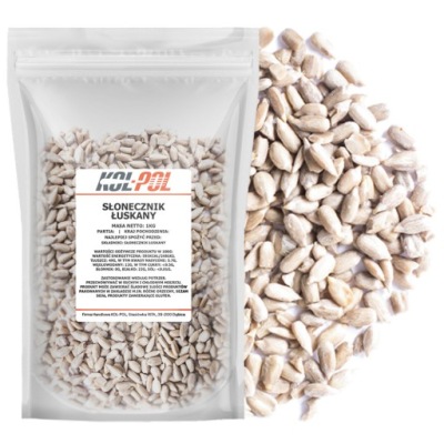 SŁONECZNIK ŁUSKANY 1kg Naturalny wysoka jakość