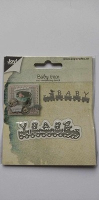 WYKROJNIK JOY CRAFTS - POCIĄG Z LITERKAMI BABY