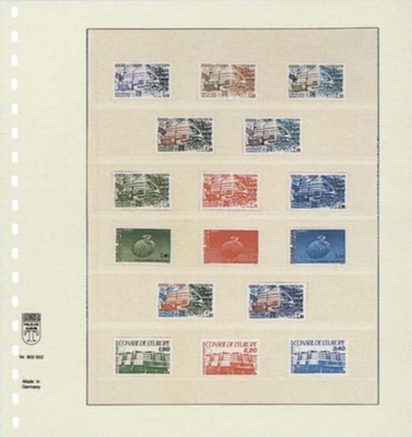 T-karta 802 602 - 6 kieszeni na znaczki - LINDNER