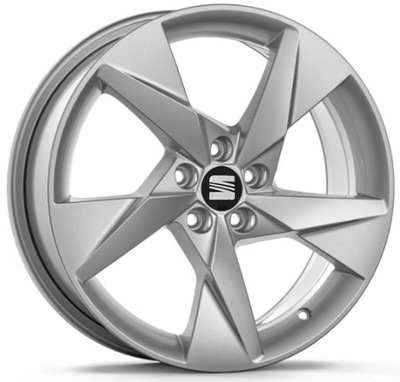 NEW ORIGINAL ALLOY WHEELS (TITANIUM) SEAT 17 IBIZA 3 4 5 LEON 1 TOLEDO 2 4 CORDOBA 2  