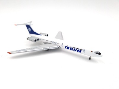 Model samolotu Ilyushin IŁ-62 TAROM 1:500 Unikat!