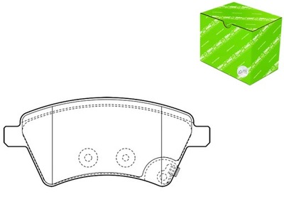 КОЛОДКИ ТОРМОЗНЫЕ FIAT SEDICI 06- VALEO