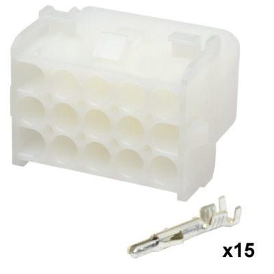 Роз'єм mate-n-lock 15-pin фото №1