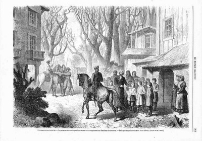 Powstanie styczniowe, drzeworyt 1863