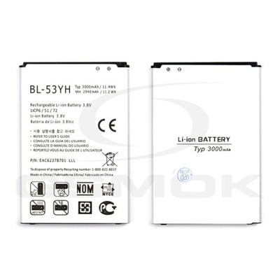 BATERIA LG G3 D850 D855 BL-53YH 3000mAh