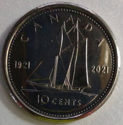 1495 - Kanada 10 centów, 2021