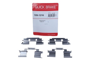 JUEGO INST. ZAPATAS HAM. DB P. W168 97-04 QUICK BRAKE  