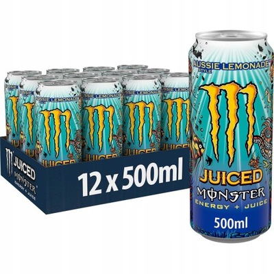 Monster Energy Drink Juiced Aussie Lemonade 12x500 ml